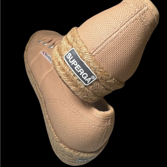 Superga Tan Espadrilles Casual Shoes - Picture 3 of 7